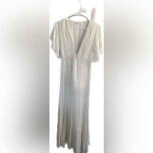 Boho white dress
